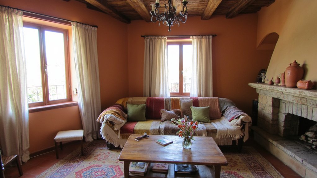 cozy textiles create warmth