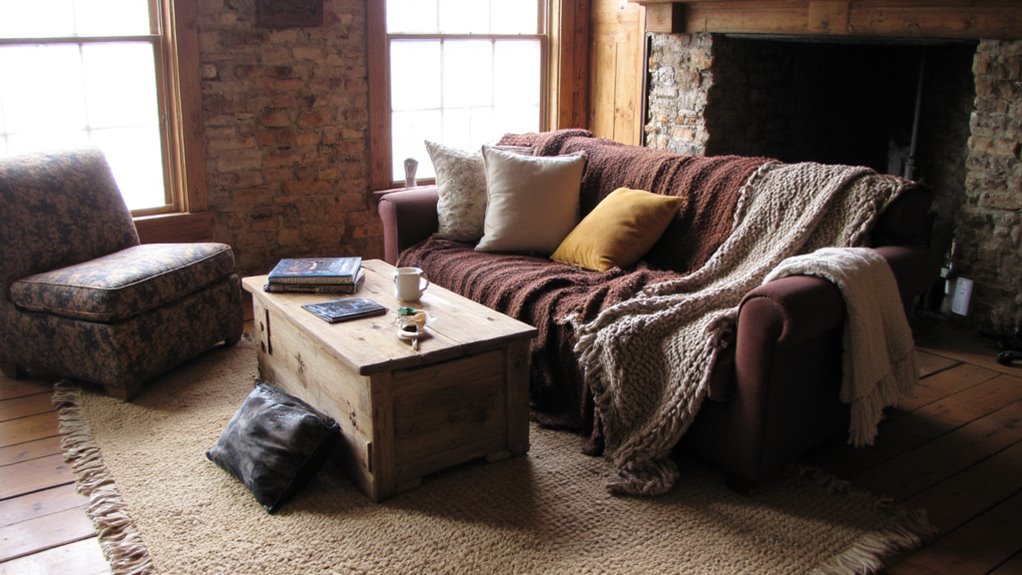 cozy textiles enhance comfort