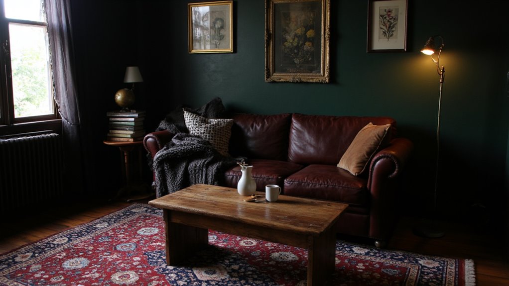 deep color rustic interiors