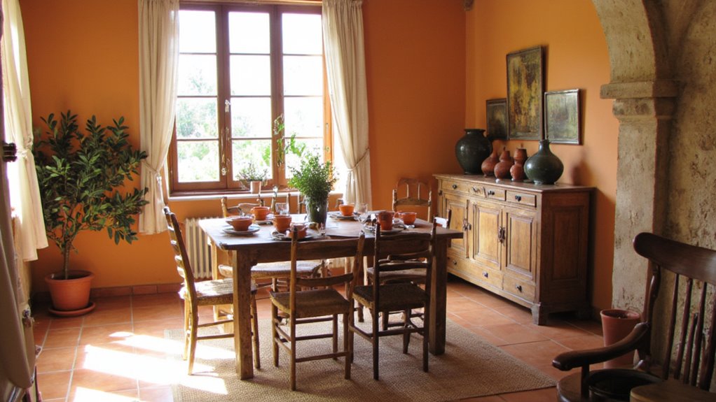 earthy tones rustic charm