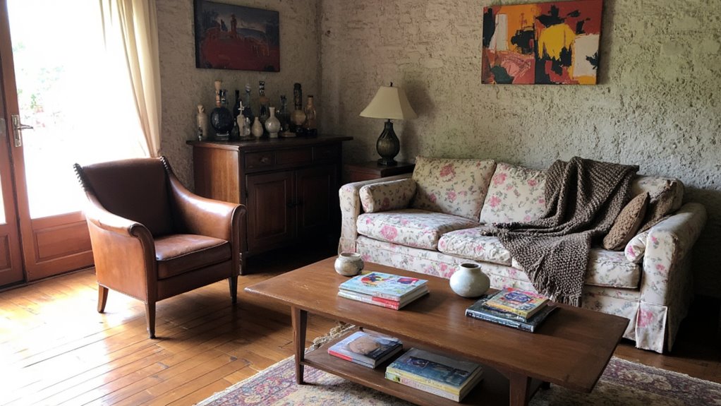 eclectic furniture style blending