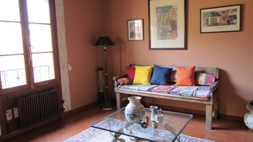 eclectic modern rustic blend