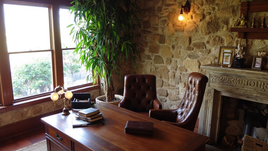 elegant accents enhance warmth