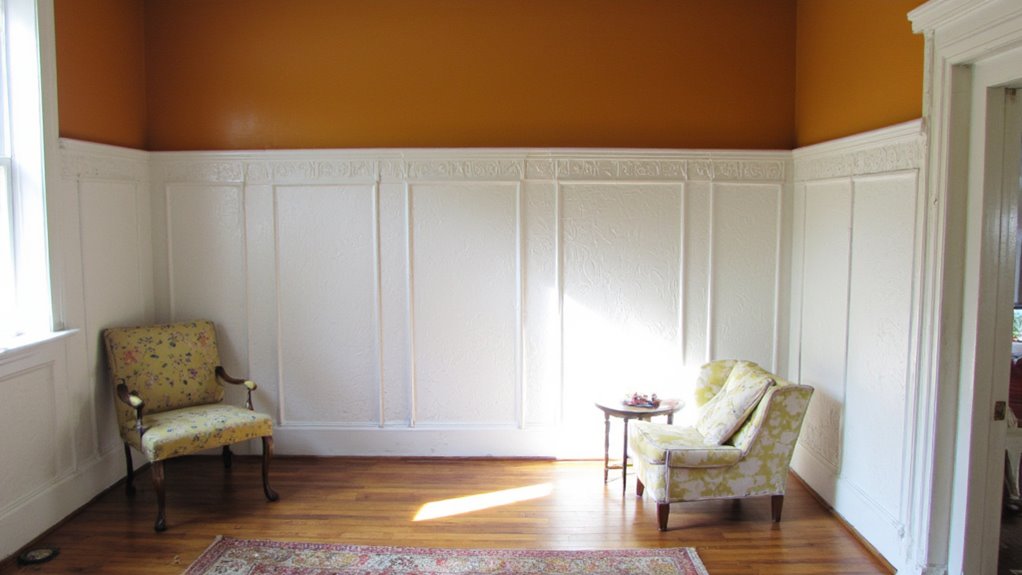 elegant colonial wall treatments