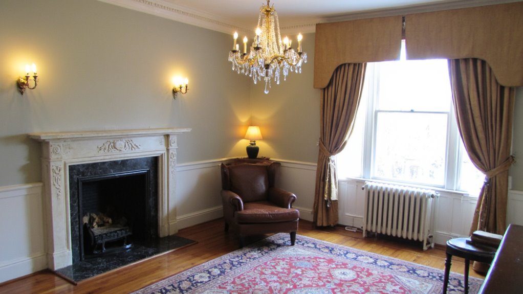 elegant lighting enhances interiors