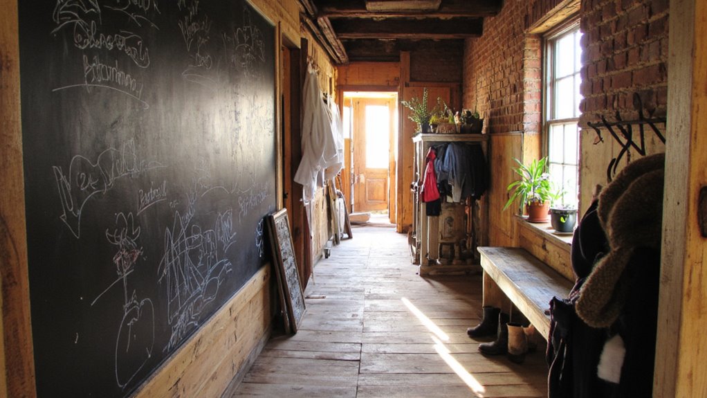 fun and creative hallway