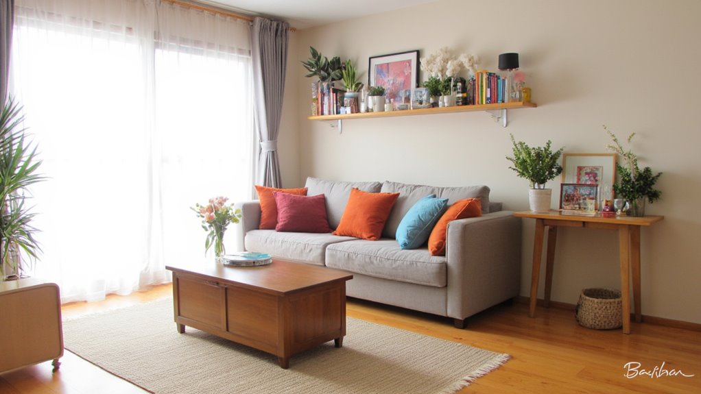 functional decor maximizes space