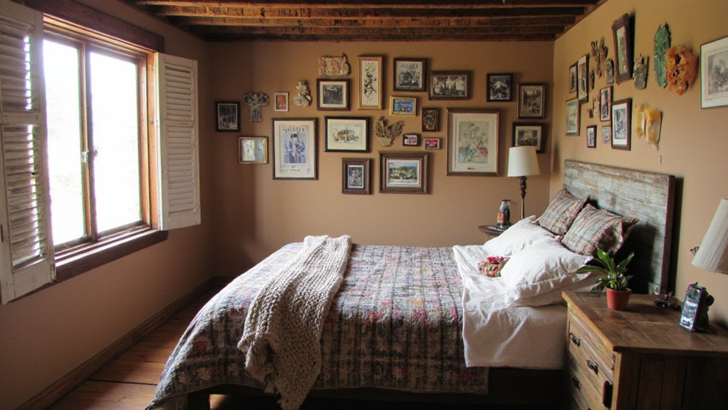 gallery wall with memories