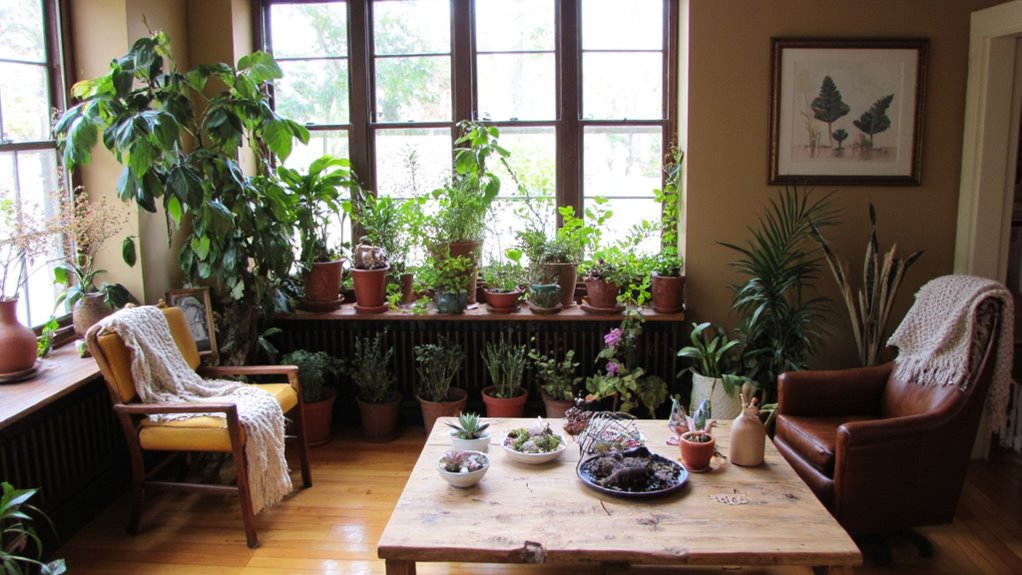 greenery for cozy ambiance