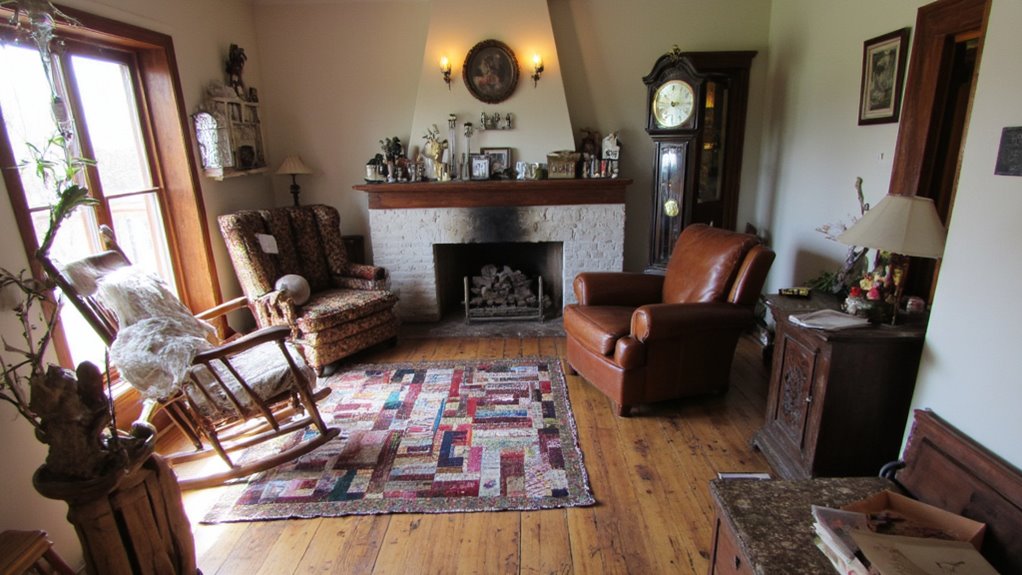 heirlooms enhance rustic warmth