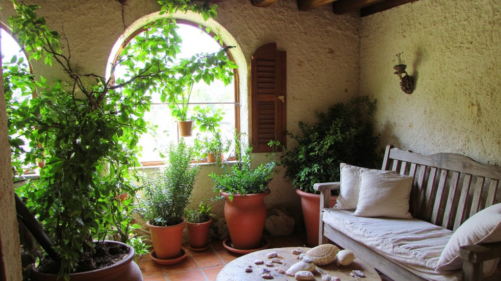 indoor italian herb garden