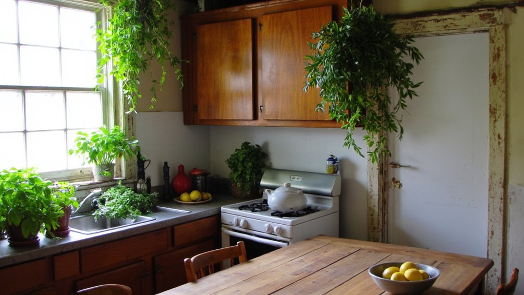 indoor plants enhance kitchens