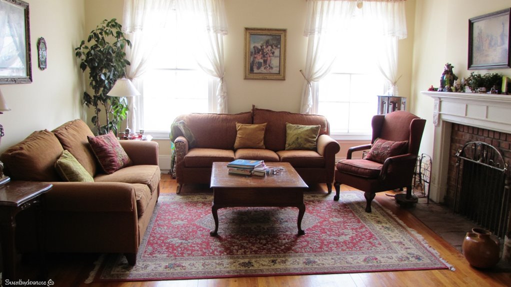 intimate circular seating arrangement