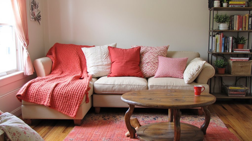 inviting vibrant warm coral