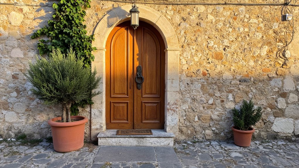 italian inspired entryway decor