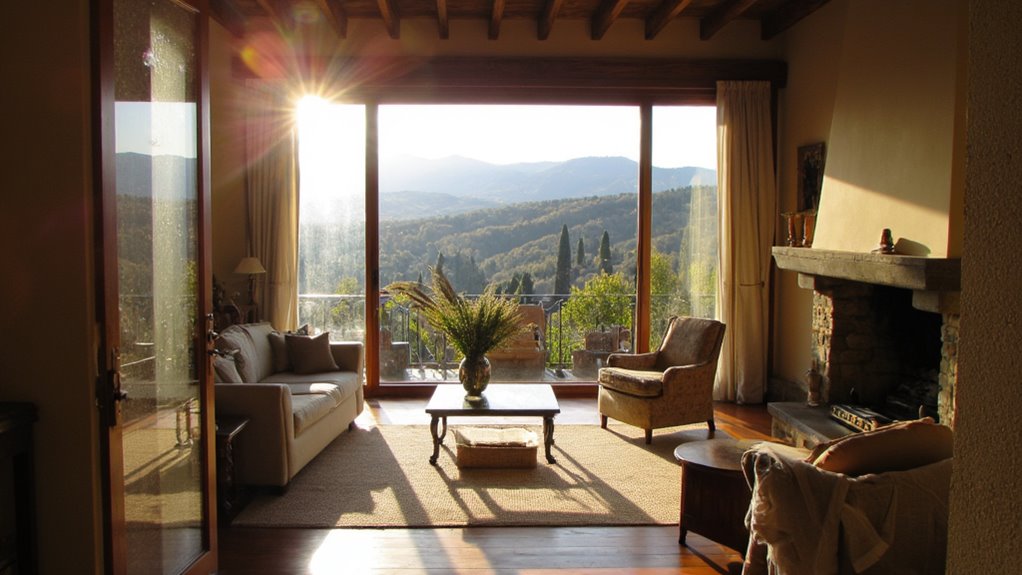 large windows and natural light