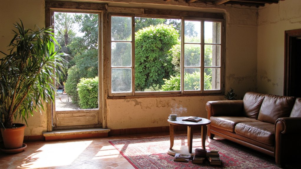 large windows enhance elegance