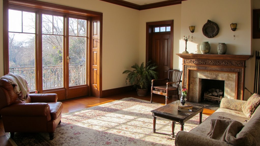 layered rugs for coziness