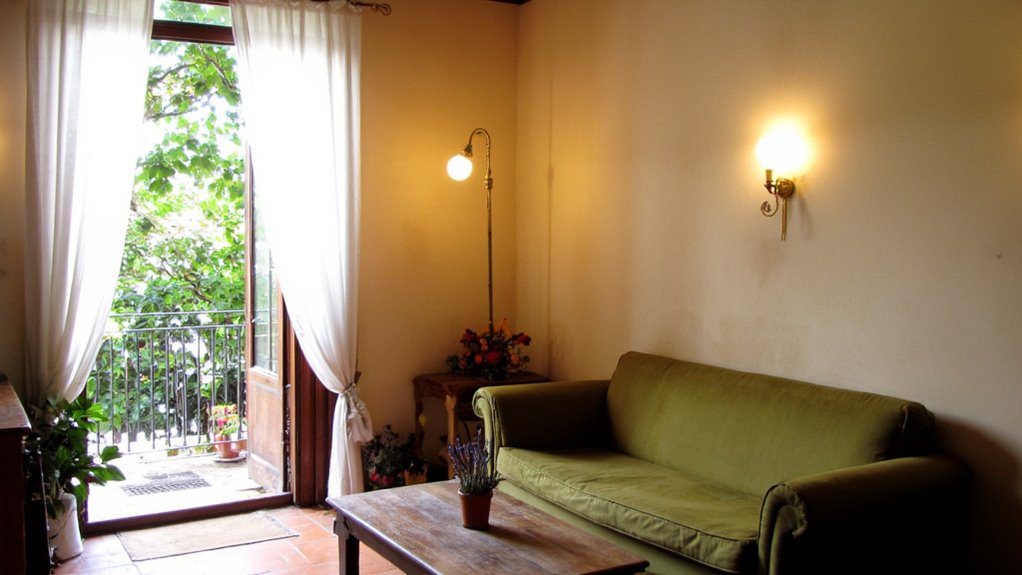 layered warm lighting design