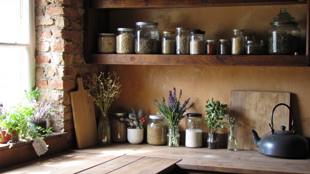 mason jars for organization