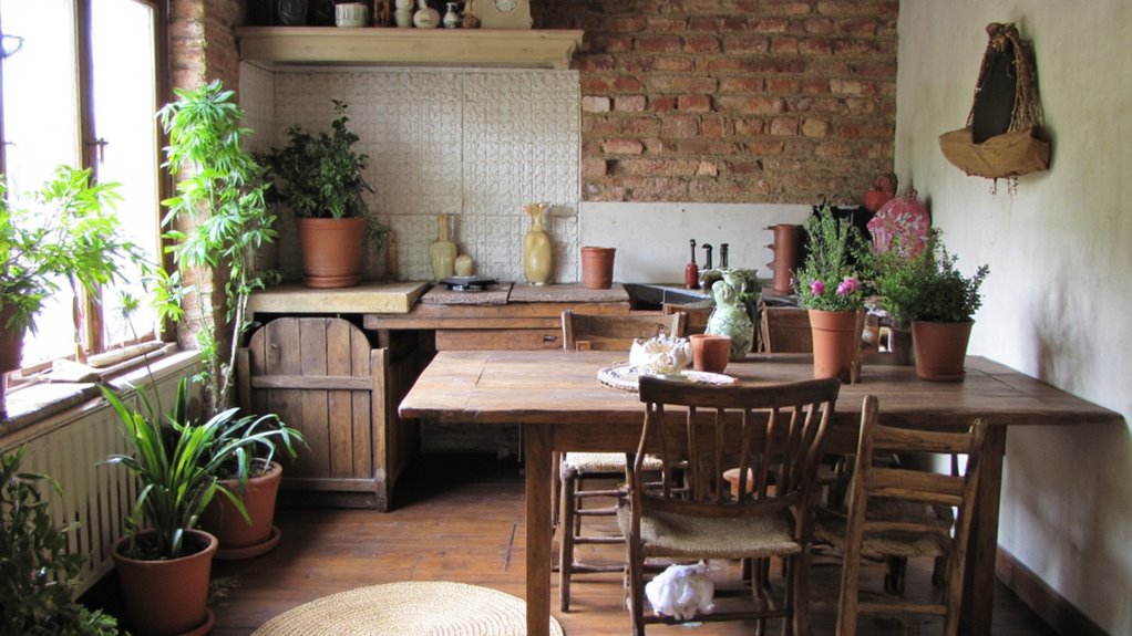 mixing textures for depth