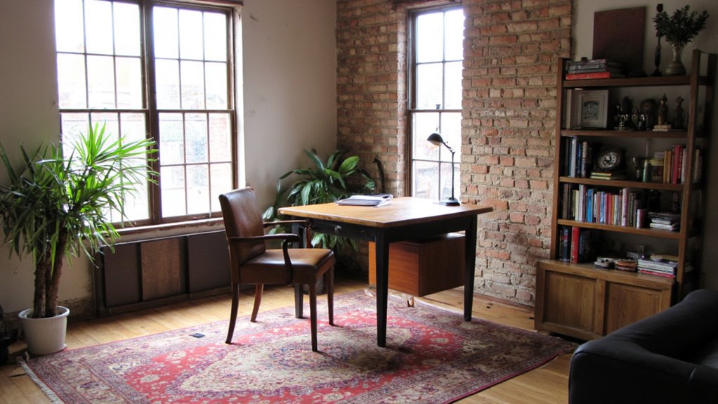 modern rustic furniture blend