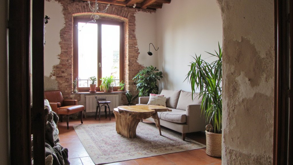 modern rustic interior blend