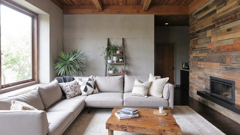 modern rustic texture blend