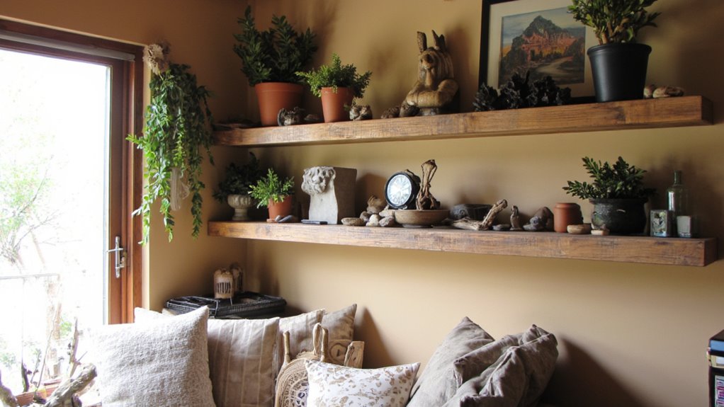 natural elements on display