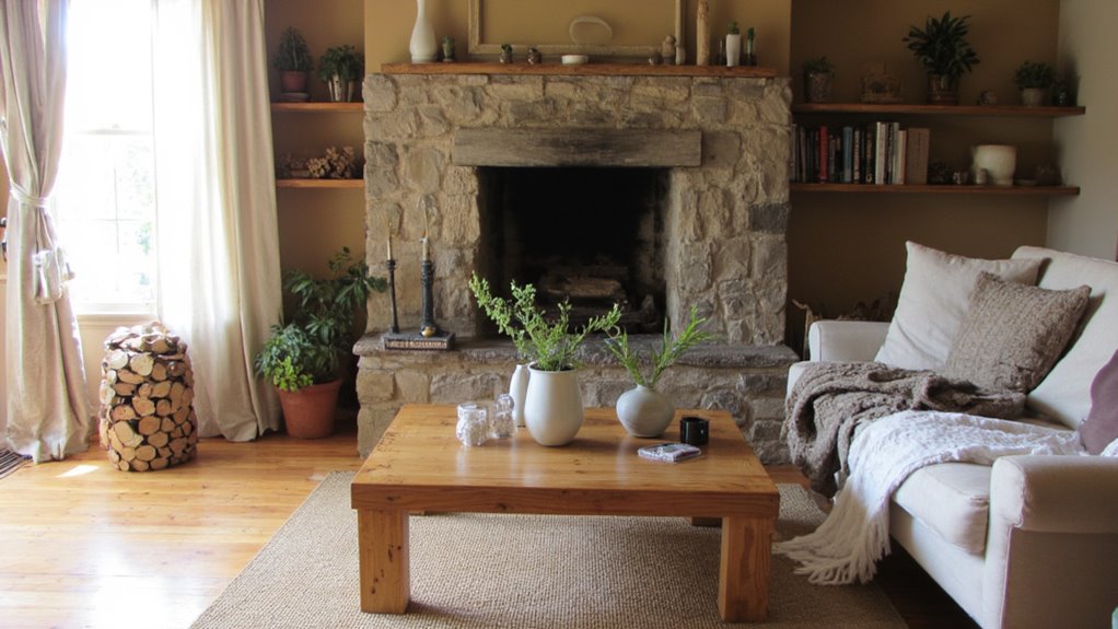 natural materials create warmth