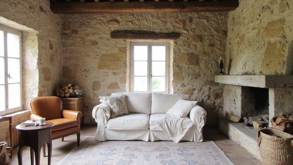 natural stone rustic accents