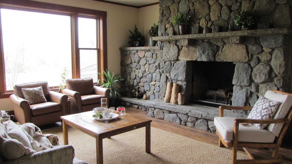 natural stone rustic accents