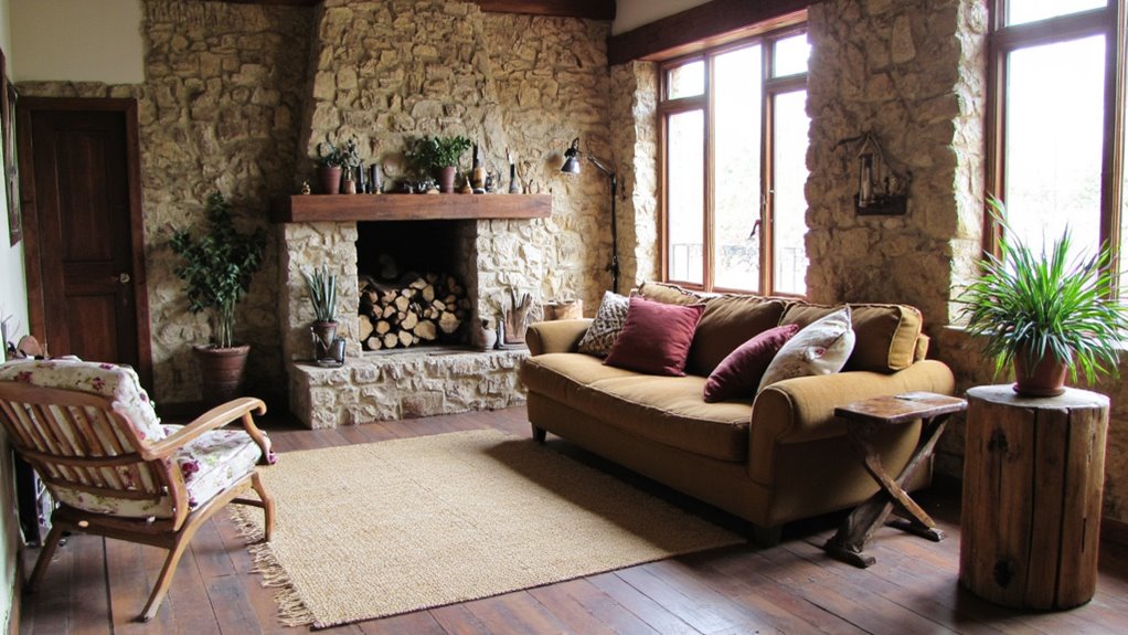 natural warmth through stone