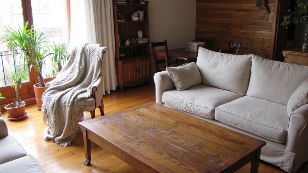 natural wood decor accents