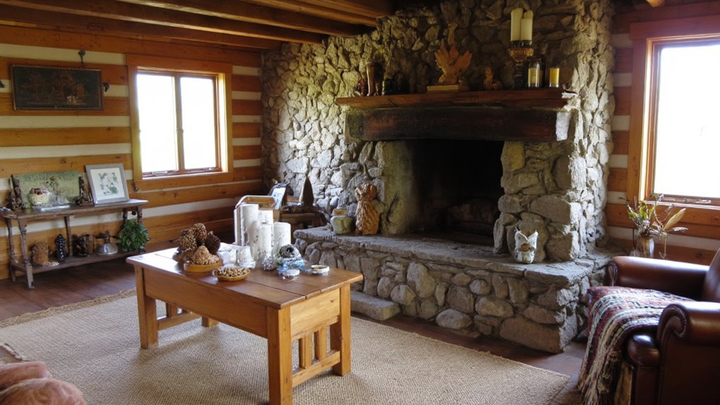 nature inspired cabin decor