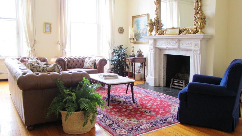 neutral backgrounds bold accents