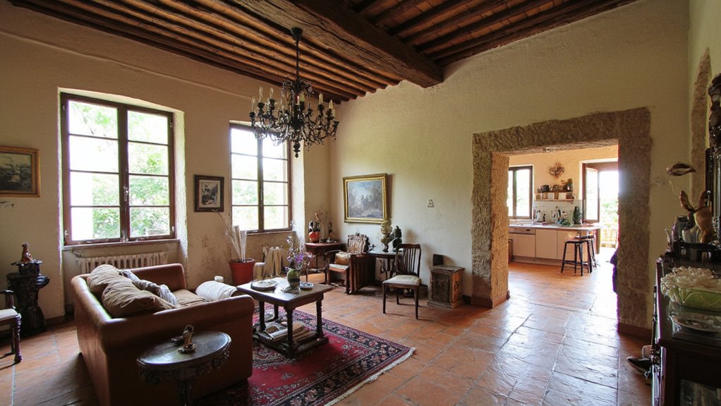 open airy elegant interiors