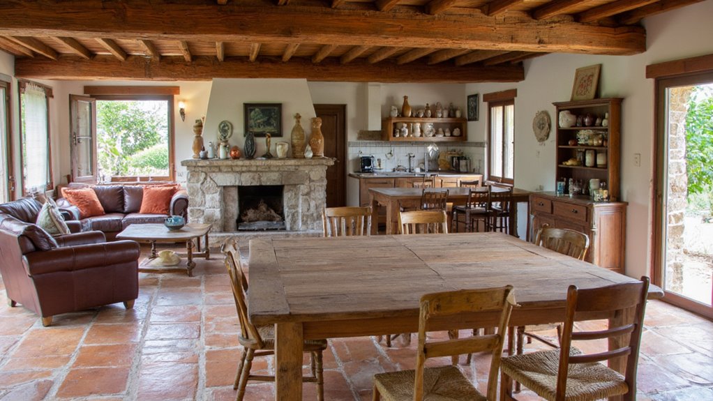 open floor plan connection