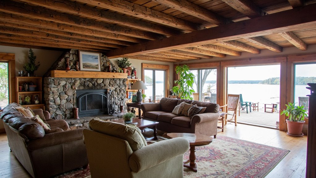 open inviting connected spaces