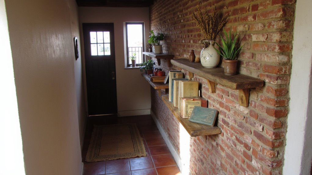 optimize space with shelves