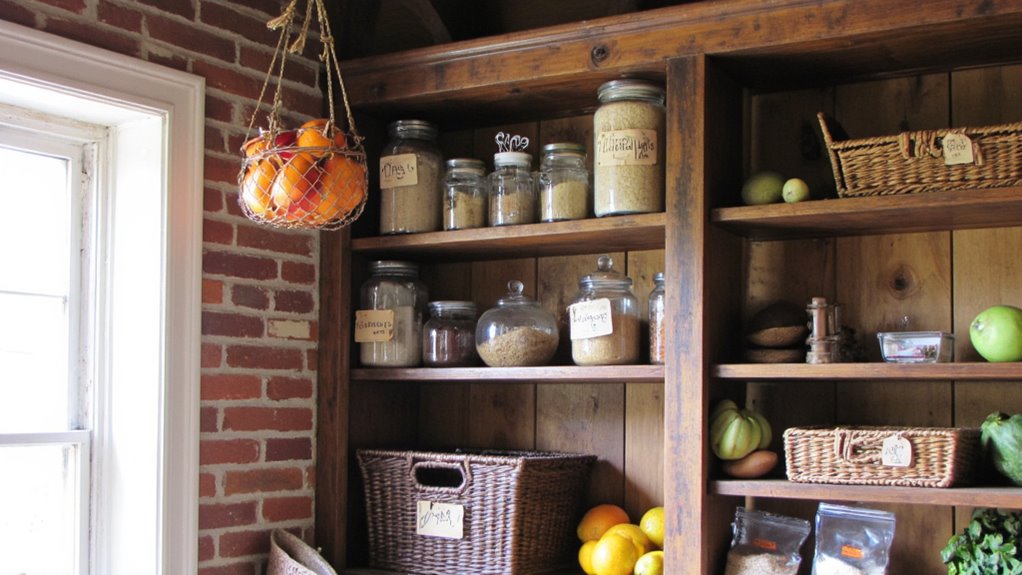 organized pantry maximizes efficiency
