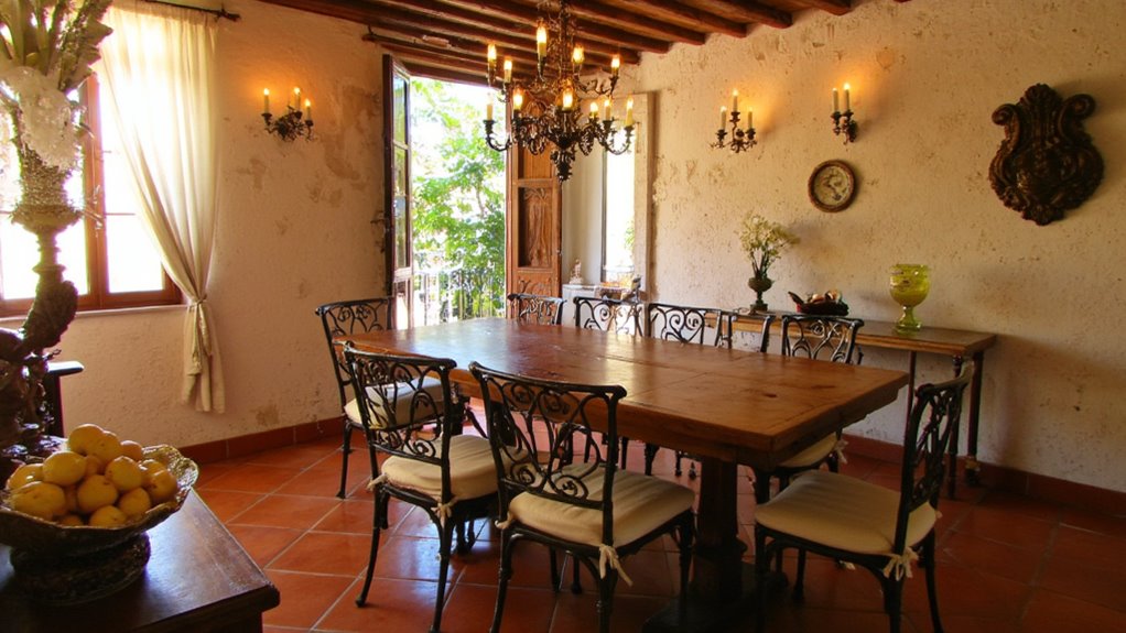 ornate wrought iron details