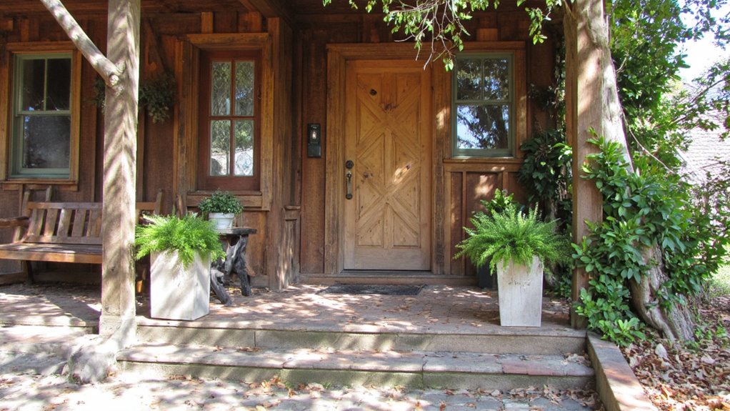 reclaimed wood adds character