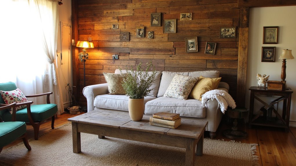 reclaimed wood adds character
