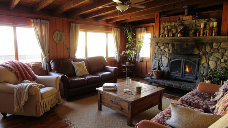 relaxed rustic lake house