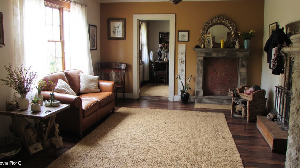 rugs define cozy spaces