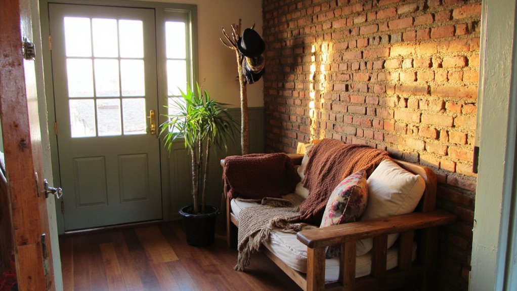 rustic charm entryway design