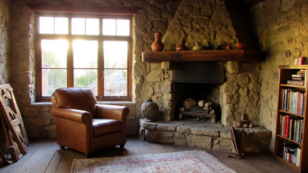 rustic charm through natural materials