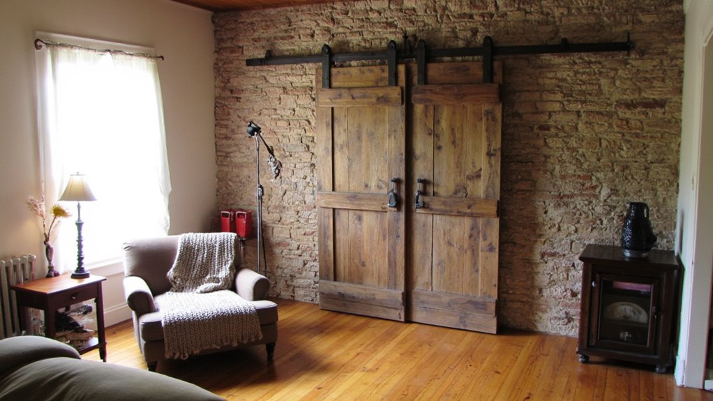 rustic charm with barn doors