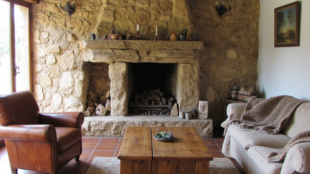 rustic charm with natural stone